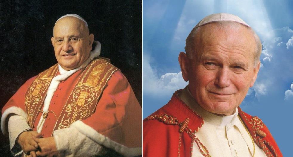 Popes John Paul II, John XXIII to be declared saints in April