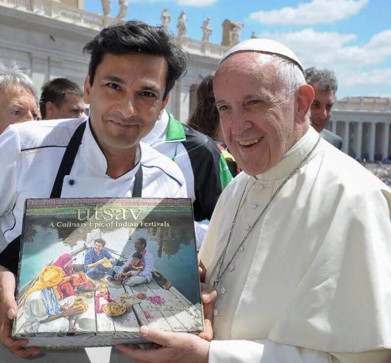 Bebinca to prawn pulao: When chef Vikas Khanna made dinner for the Pope